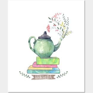 Books & Tea Posters and Art